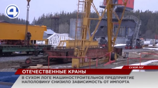 Сухоложский завод «Уралкран» уже на 50 % отказался от использования иностранных деталей Сухоложский завод «Уралкран» уже на 50 % отказался от использования иностранных деталей