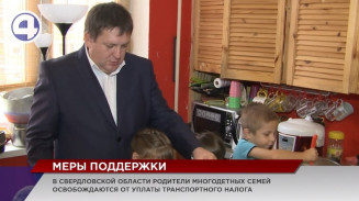 В Свердловской области обнулили транспортный налог для многодетных семей В Свердловской области обнулили транспортный налог для многодетных семей
