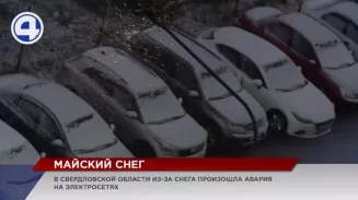Майский снег принес коллапс на Средний Урал Майский снег принес коллапс на Средний Урал