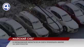 Майский снег принес коллапс на Средний Урал Майский снег принес коллапс на Средний Урал
