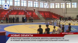 В Верхней Пышме торжественно открыли Дворец единоборств и новый ФОК В Верхней Пышме торжественно открыли Дворец единоборств и новый ФОК