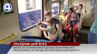 Десятки паллиативных малышей смогли прокатиться на поезде детской железной дороги Десятки паллиативных малышей смогли прокатиться на поезде детской железной дороги