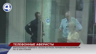 Жительница Нижнего Тагила 64 раза перевела мошенникам по 15 000 рублей Жительница Нижнего Тагила 64 раза перевела мошенникам по 15 000 рублей