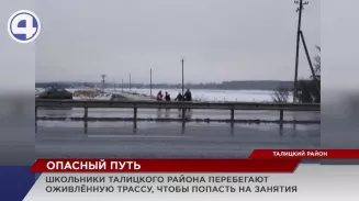 Чтобы не опоздать на уроки, школьникам из деревни Первунова приходится перебегать оживлённую трассу Чтобы не опоздать на уроки, школьникам из деревни Первунова приходится перебегать оживлённую трассу
