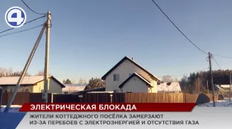 Из-за перегрузки сети жители Косулино организуют быт без электричества