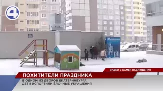Малолетние вандалы лишили двор на ЖБИ новогоднего настроения Малолетние вандалы лишили двор на ЖБИ новогоднего настроения