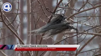 Ранняя весна принесла в Екатеринбург... мусор Ранняя весна принесла в Екатеринбург... мусор