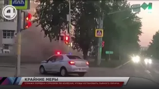 Стражи порядка стреляли по колёсам, чтобы остановить пьяного лихача Стражи порядка стреляли по колёсам, чтобы остановить пьяного лихача