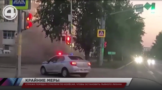 Стражи порядка стреляли по колёсам, чтобы остановить пьяного лихача Стражи порядка стреляли по колёсам, чтобы остановить пьяного лихача