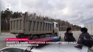 Около 1500 нарушений ПДД и технеисправностей выявлено в рамках спецрейда "Грузовик"
