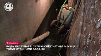 Сточные воды уже пять месяцев топят пятиэтажный дом Сточные воды уже пять месяцев топят пятиэтажный дом