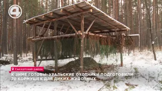 Уральские охотники готовы к зимней подкормке диких животных Уральские охотники готовы к зимней подкормке диких животных