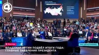 Владимир Путин подвёл итоги года: главные заявления президента Владимир Путин подвёл итоги года: главные заявления президента
