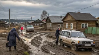 Жители посёлка Монетный стали заложниками бездорожья