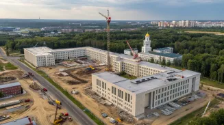Завершается строительство второй очереди кампуса УрФУ в районе Новокольцовский Завершается строительство второй очереди кампуса УрФУ в районе Новокольцовский