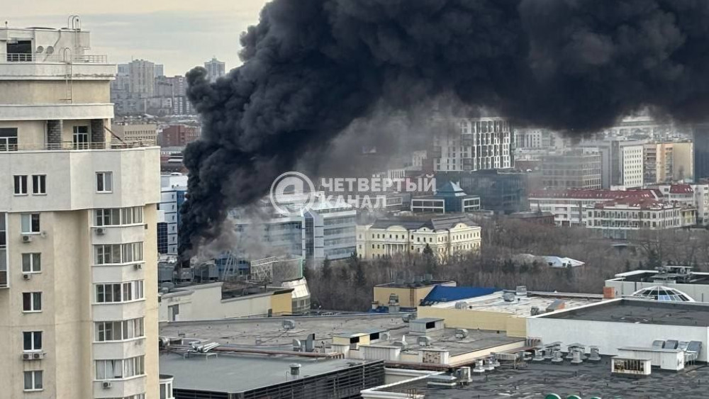 В ТЦ «Гринвич» произошел пожар