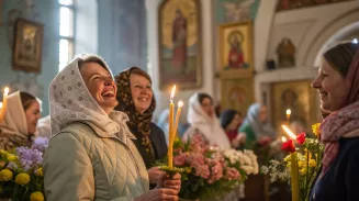 Светлый праздник Пасхи встретили православные верующие Светлый праздник Пасхи встретили православные верующие