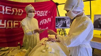 Открылась интерактивная выставка, посвященная эвакогоспиталям времен ВОВ Открылась интерактивная выставка, посвященная эвакогоспиталям времен ВОВ