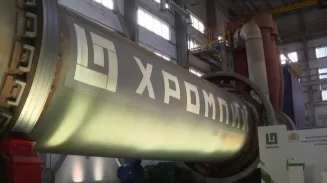 На Первоуральском заводе «Хромпик» запущено новое сушильное отделение На Первоуральском заводе «Хромпик» запущено новое сушильное отделение