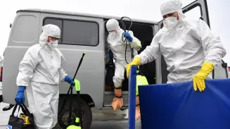 В Кольцово успешно провели тренировку по борьбе с холерой В Кольцово успешно провели тренировку по борьбе с холерой