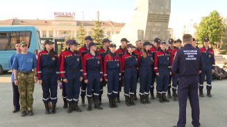 Свердловские добровольцы отправились в Забайкалье на тушение лесных пожаров Свердловские добровольцы отправились в Забайкалье на тушение лесных пожаров