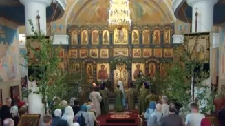 Православные христиане отметили праздник Дня святой Троицы Православные христиане отметили праздник Дня святой Троицы