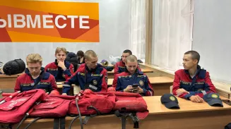 20 добровольцев вернулись после тушения пожаров в Забайкалье 20 добровольцев вернулись после тушения пожаров в Забайкалье