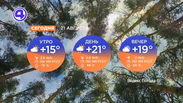 Утренний экспресс от 21.08.2025