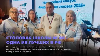 Cтоловая школы № 80 – одна из лучших в РФ