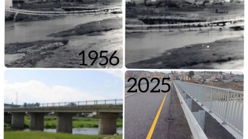 После капремонта открыли движение по мосту в районе села Маминское