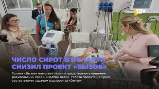 Число сирот в области снизил проект «Вызов»
