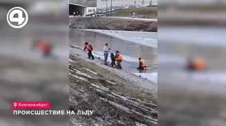 В Академическом прохожие спасли школьника, ушедшего под тонкий лед