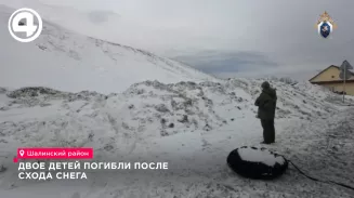 Двое детей погибли после схода снега