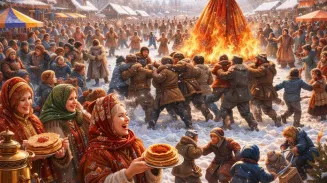 Кулачные бои на Масленицу предлагают вернуть в России Кулачные бои на Масленицу предлагают вернуть в России