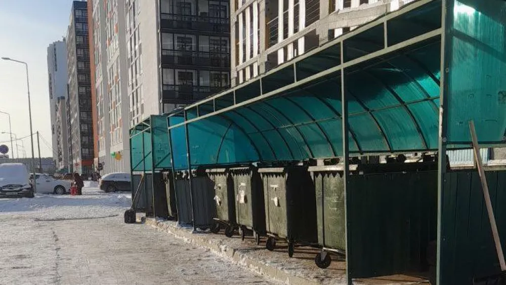 Обильные снегопады стали причиной жалоб на вывоз мусора