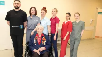 95-летней бывшей узнице концлагеря удалили камень из желчного протока без разрезов