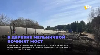 В деревне Мельничной починят мост