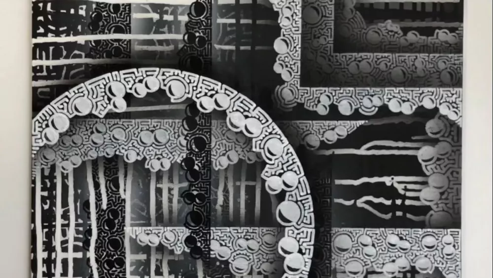 Не просто каракули: уральский художник представил картины в жанре doodle