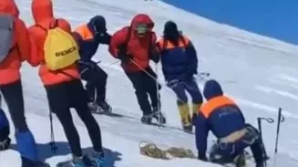 Молодого туриста эвакуировали с горы Эльбрус