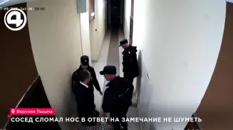 Сосед сломал нос в ответ на замечание не шуметь