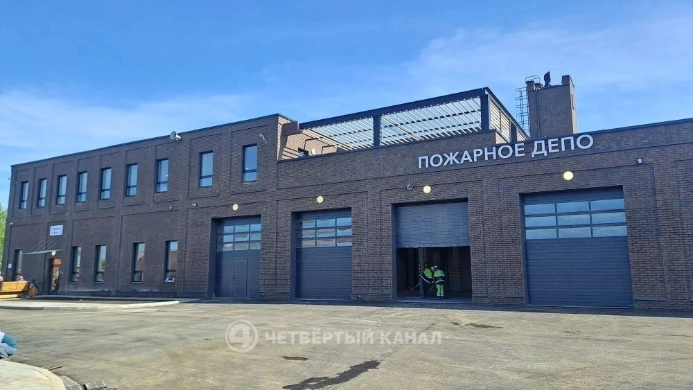 Новое пожарное депо готовят к работе в Курганово Новое пожарное депо готовят к работе в Курганово