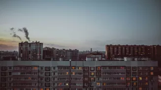 Пожар в многоэтажке