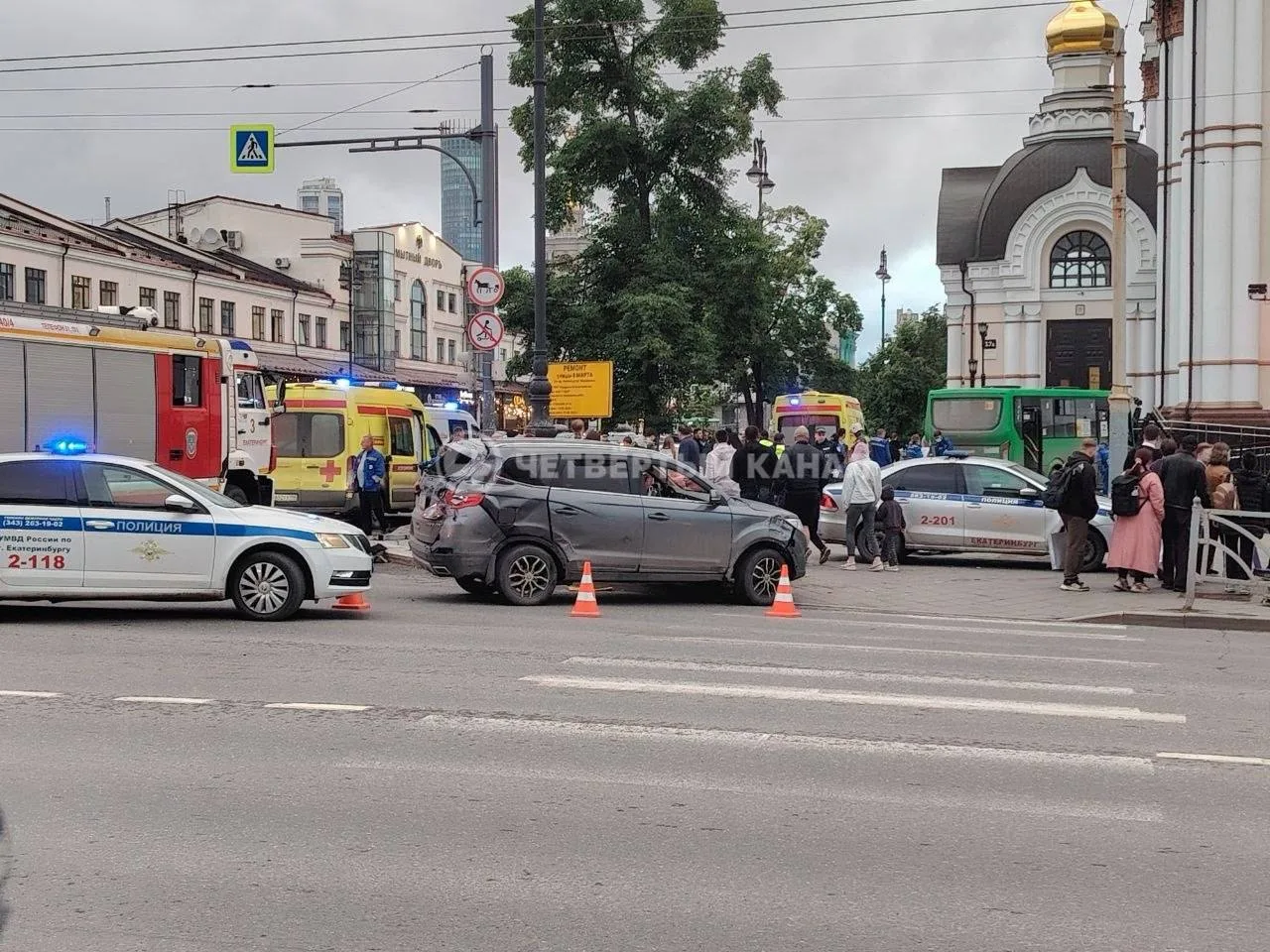 В аварии с автобусом у храма погибла девочка, 2 женщины и мужчина