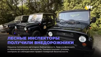 Лесные инспекторы получили внедорожники