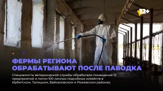 Фермы региона обрабатывают после паводка Фермы региона обрабатывают после паводка