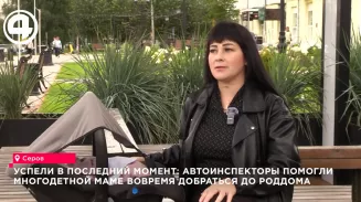 Автоинспекторы под Серовом довезли роженицу до роддома за пару минут до родов