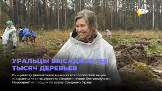 Уральцы высадили 168 тысяч деревьев